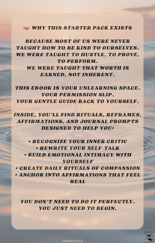 The Self-Compassion Starter Pack