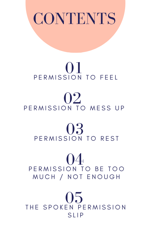 Permission Slips to Be Human