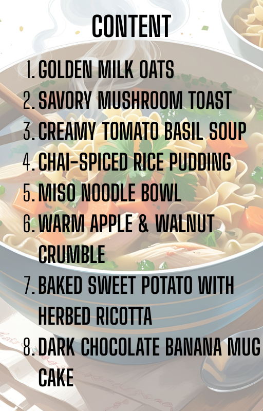 8 Recipes to Soothe the Soul