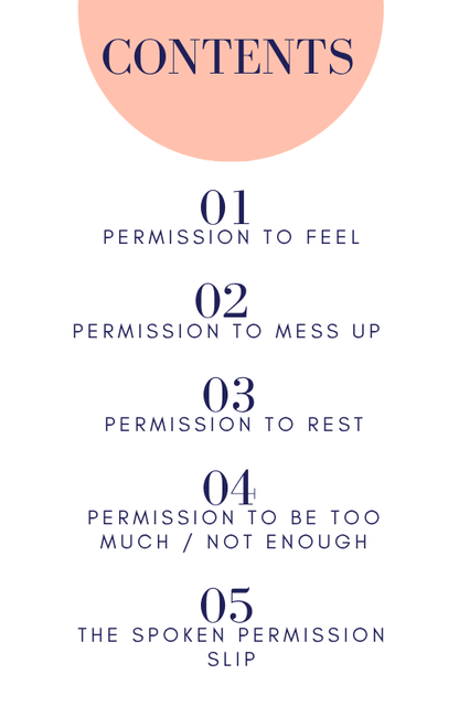 Permission Slips to Be Human
